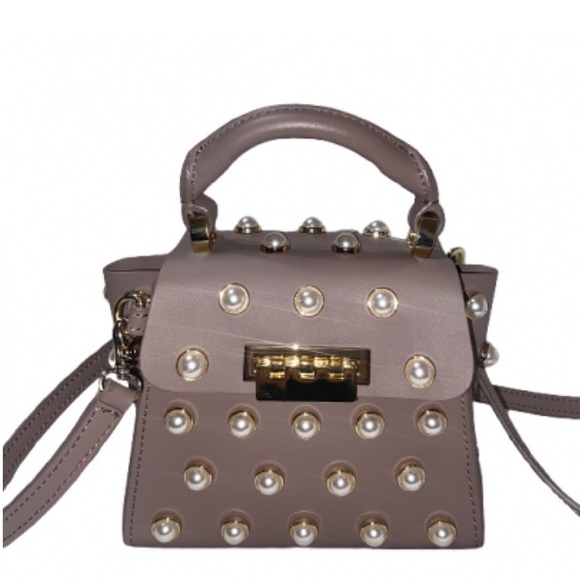 ZAC Zac Posen Eartha Faux Pearl Mini Top Handle Crossbody Bag - Picture 1 of 8